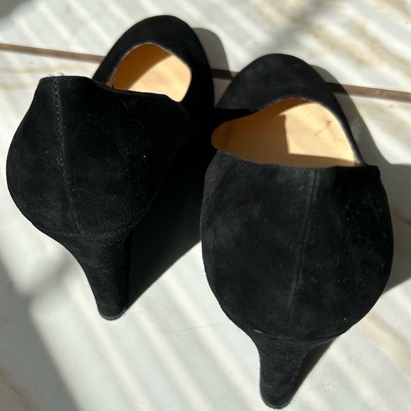 Pre-loved Black Kate Spade Wedges Size 10 - Picture 2 of 5